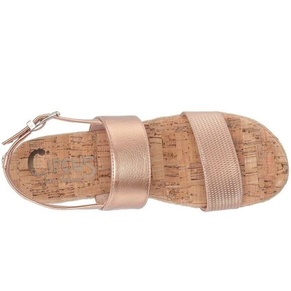 Circus Sam Edelman Maypol Rose Gold Espadrille Sandal Shoe‎ Women’s Size 10 - Picture 9 of 12